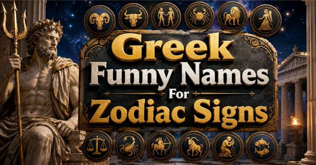 Greek Funny Names For Zodiac Signs