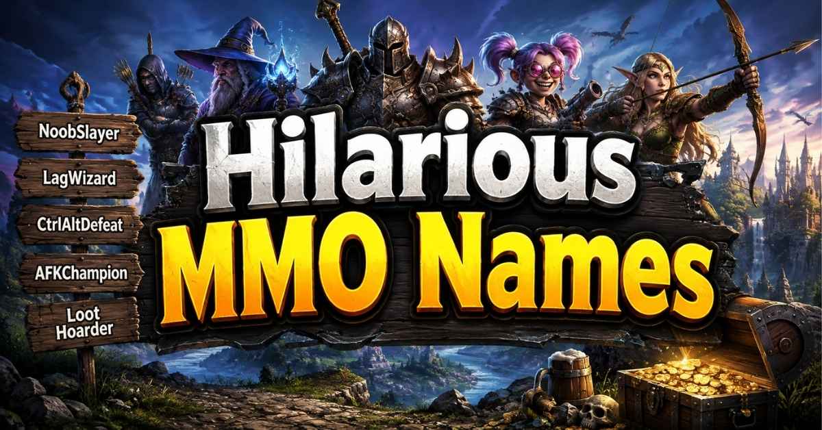 Hilarious MMO Names