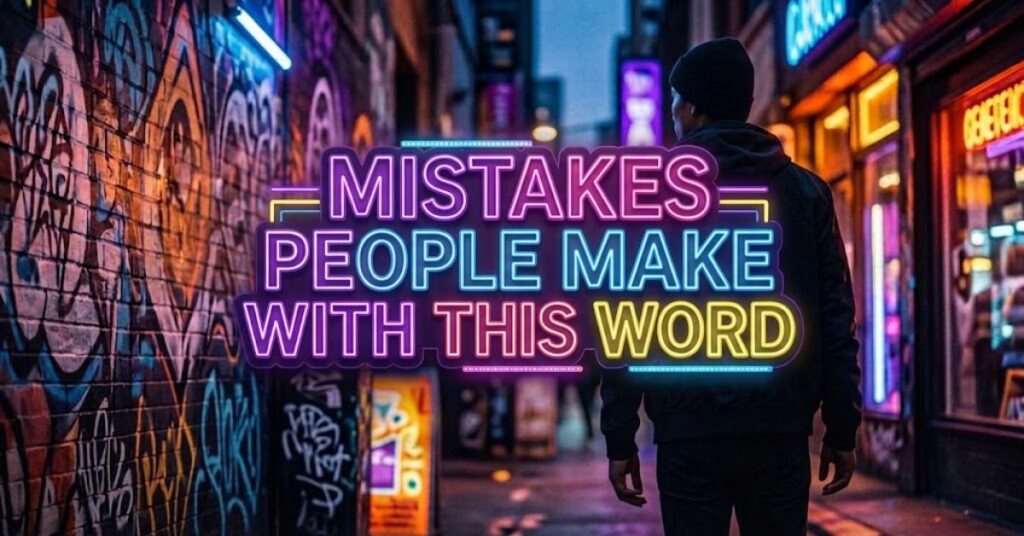 Mistakes People Make With This Word