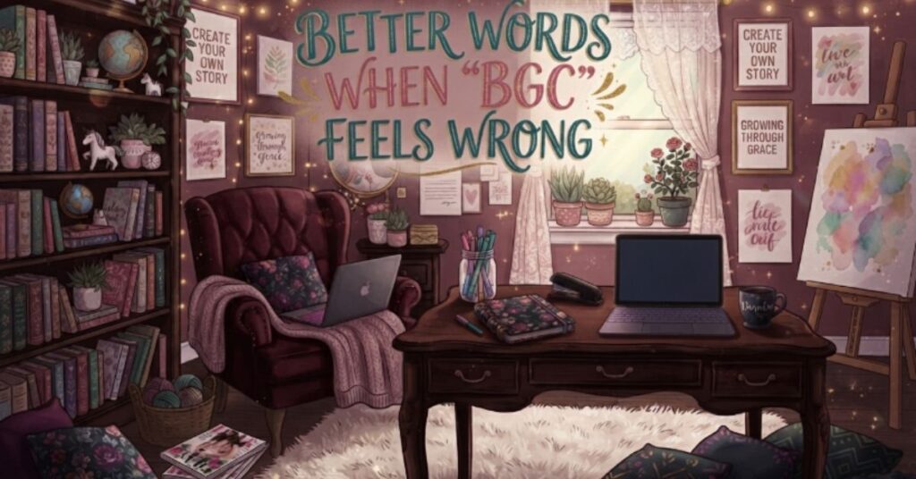 Better Words When “BGC” Feels Wrong
