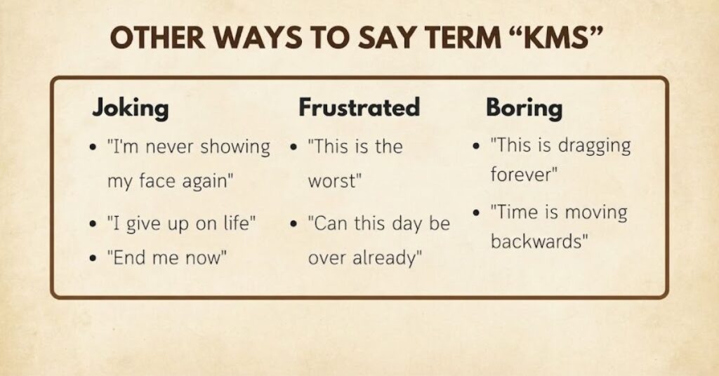 Better Ways to Say You’re Dying Inside