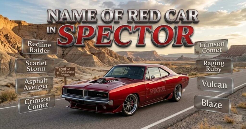 Name of Red Car in Cars Movie