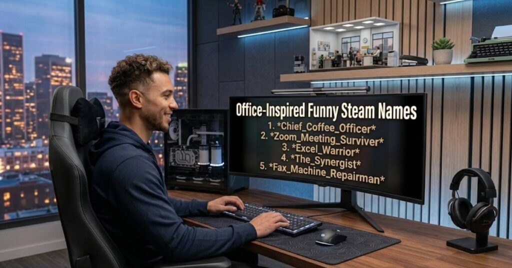 Office-Inspired Funny Steam Names
