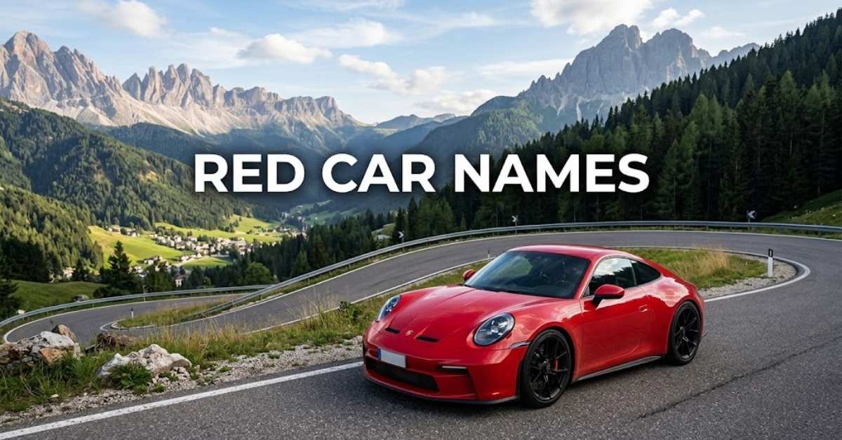 Red Car Names