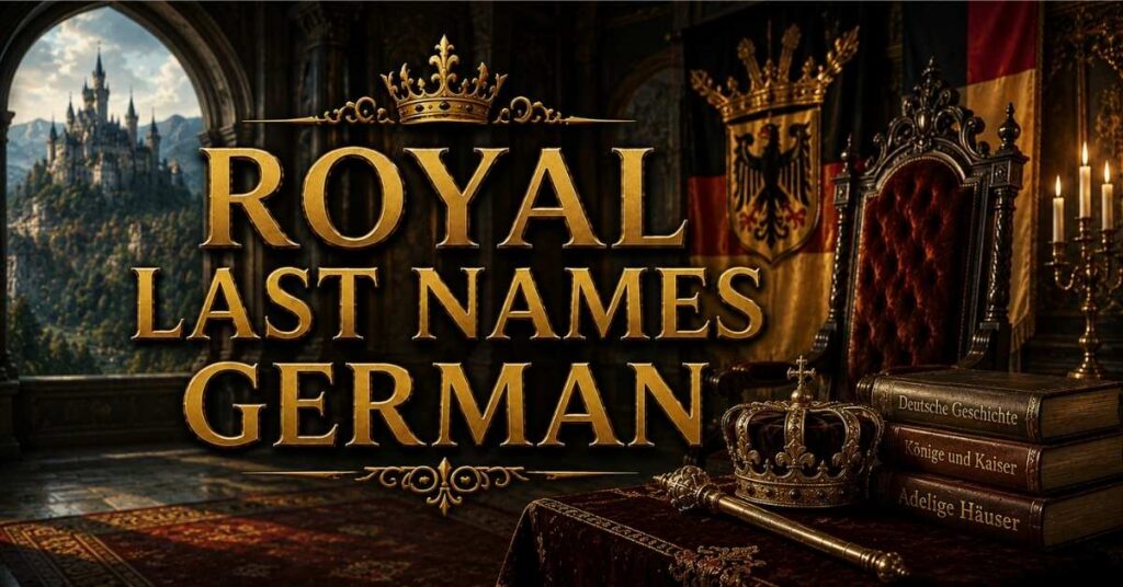 Royal Last Names German