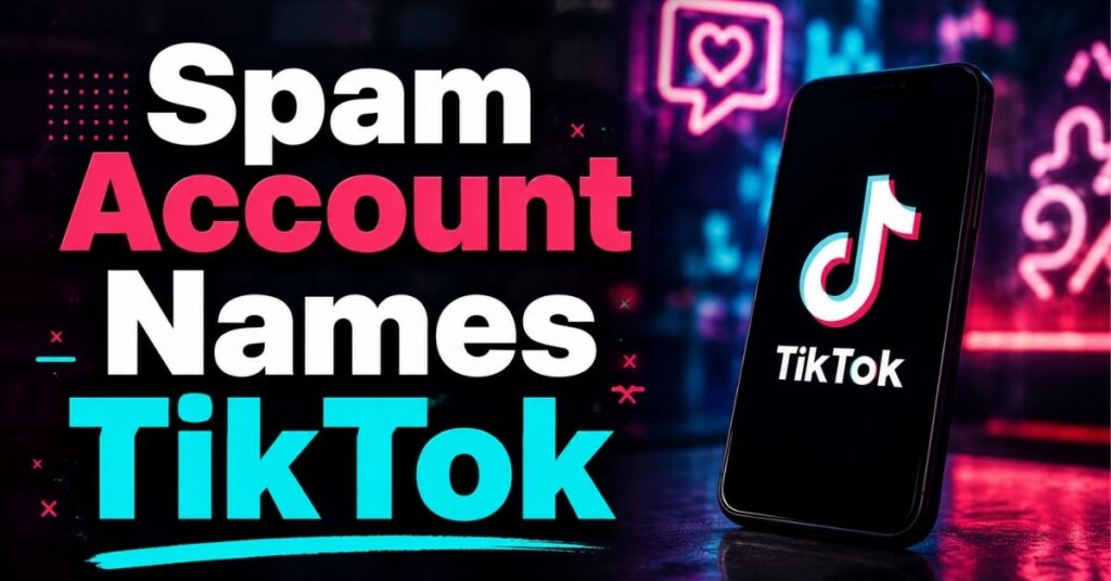 Spam Account Names TikTok