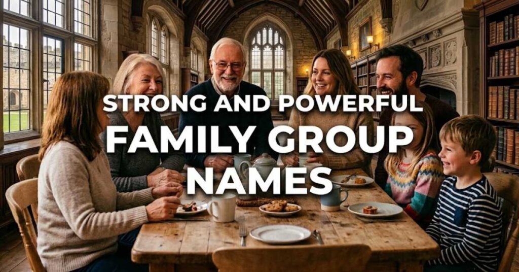 Strong And Powerful Family Group Names 