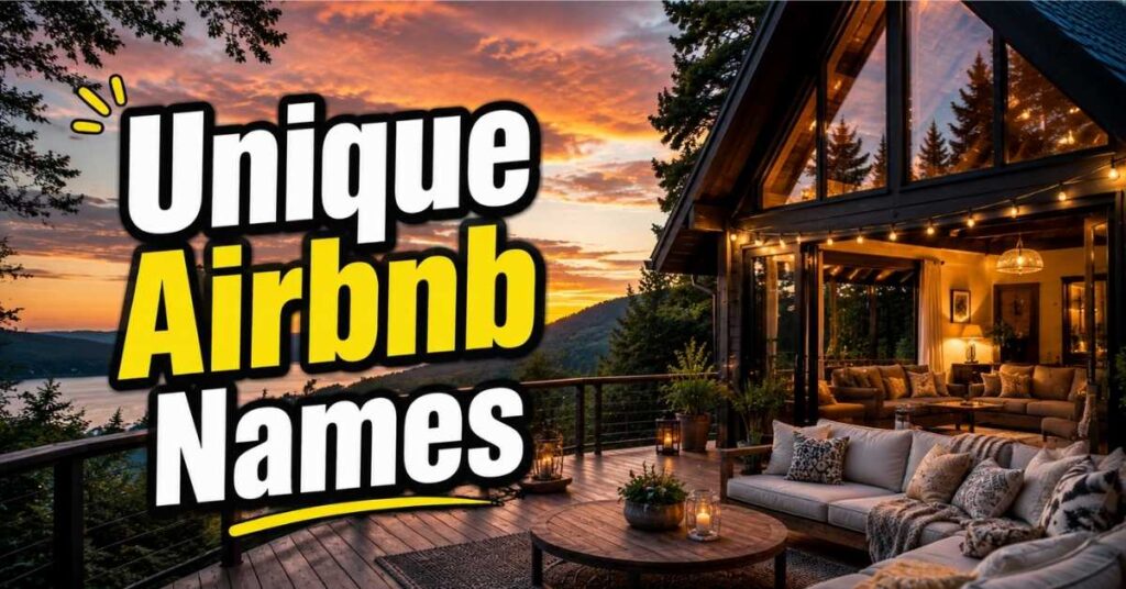 Unique Airbnb Names