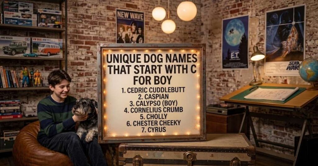 Unique Dog Names That Start With C For boy