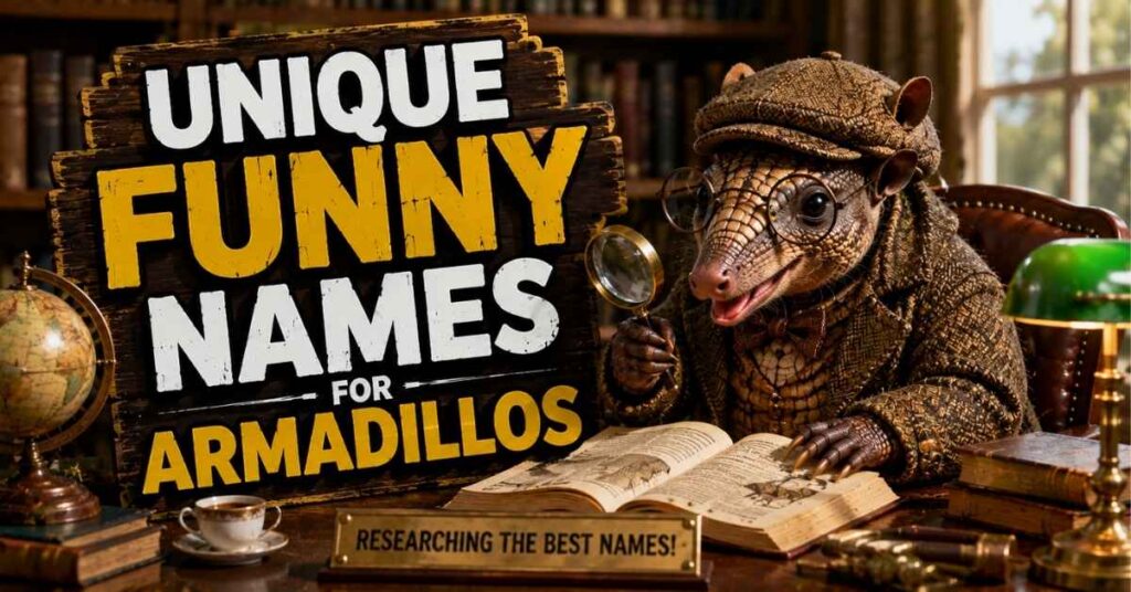 Unique Funny Names For Armadillos