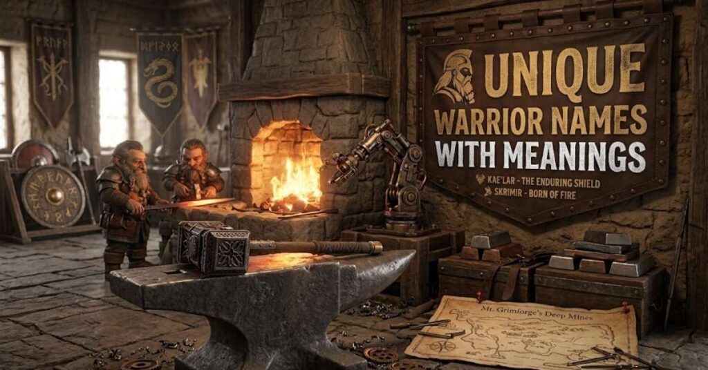 Unique Warrior Names with Meanings
