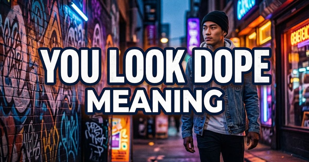 you look dope meaning