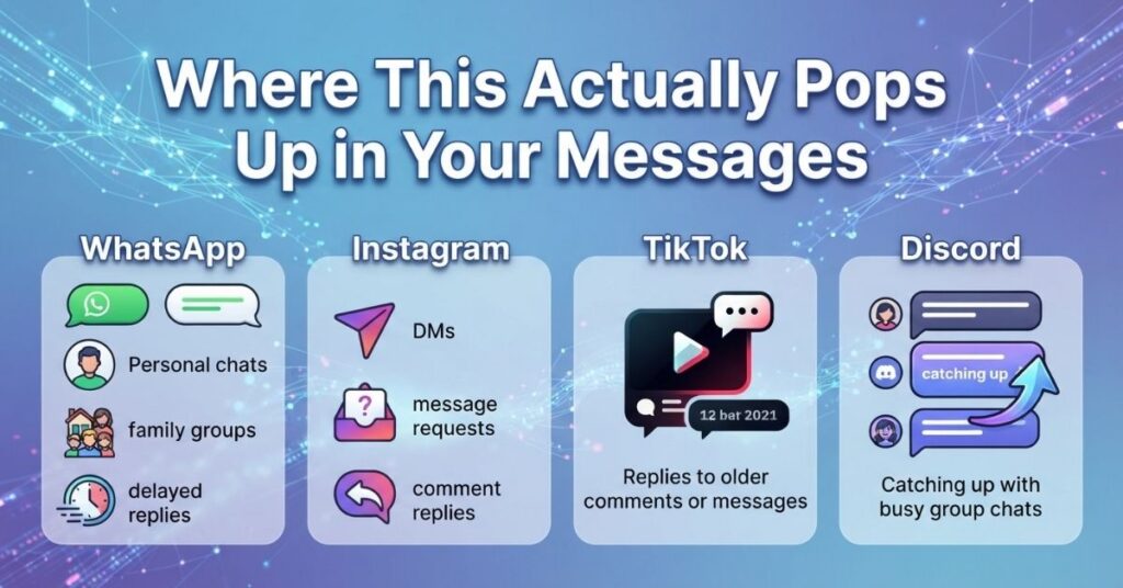 Where This Actually Pops Up in Your Messages