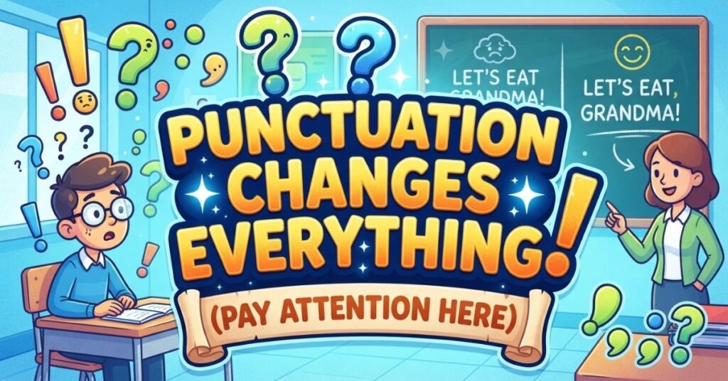 Punctuation Changes Everything (Pay Attention Here)