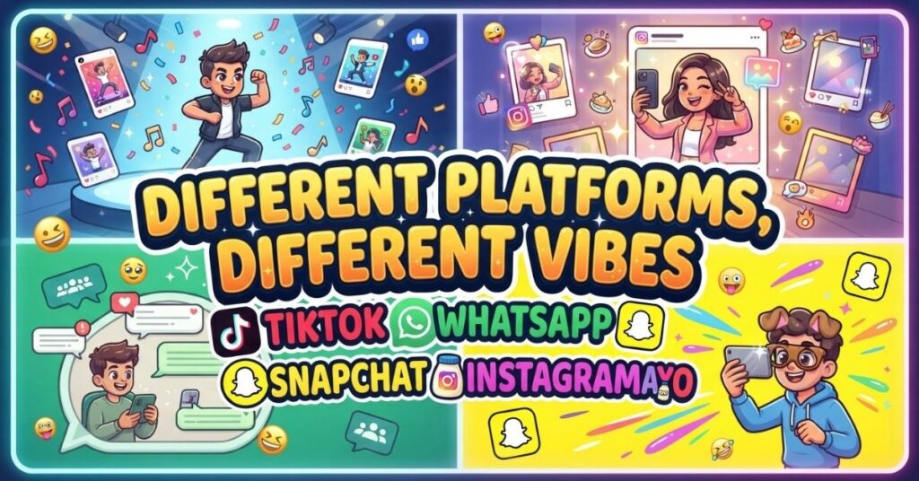 Different Platforms, Different Vibes