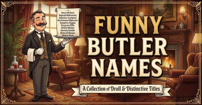 Funny Butler Names