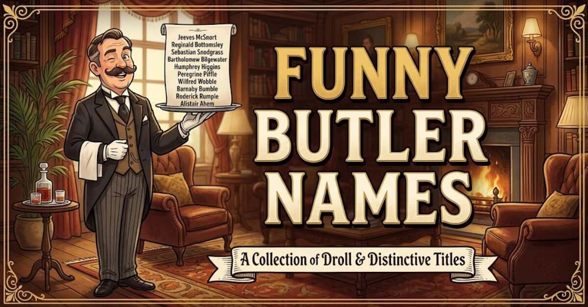 Funny Butler Names