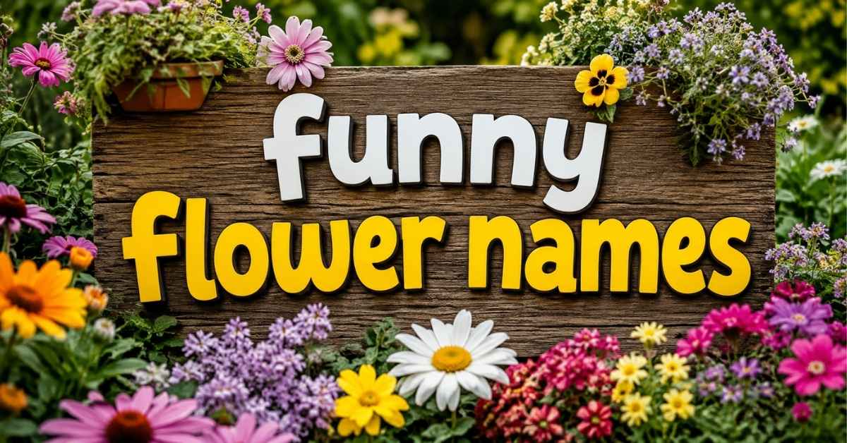 funny flower names