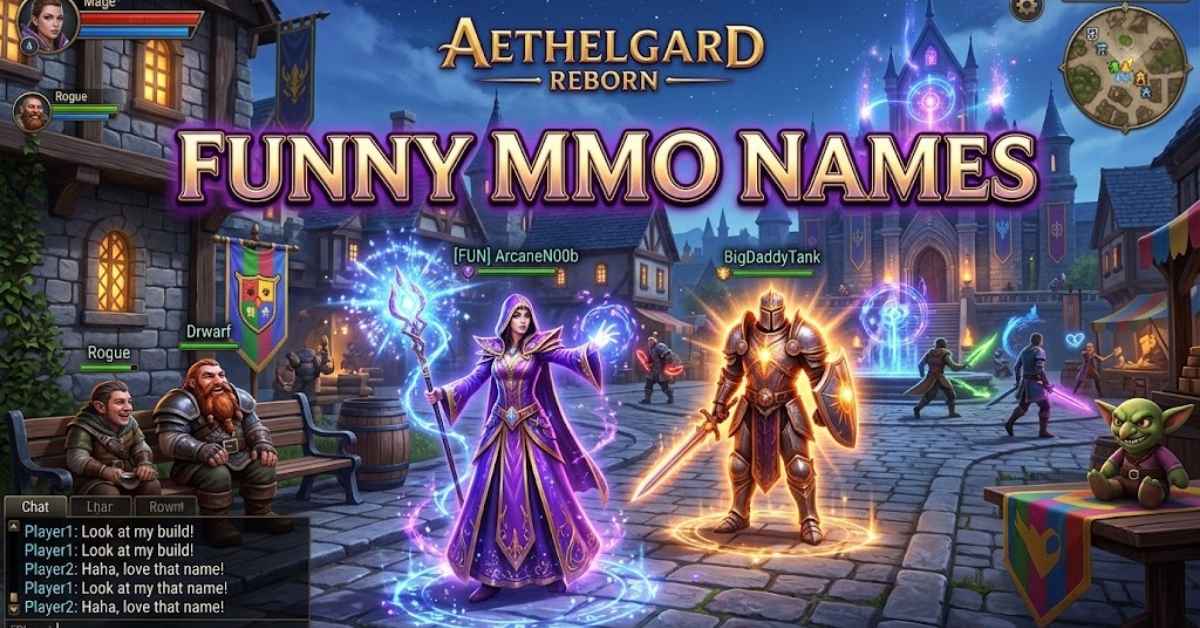 funny mmo names