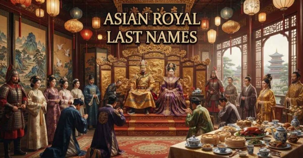 Asian Royal Last Names 