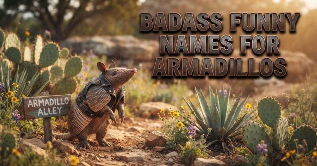 Badass Funny Names For Armadillos 