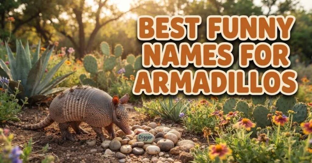 Best Funny Names For Armadillos