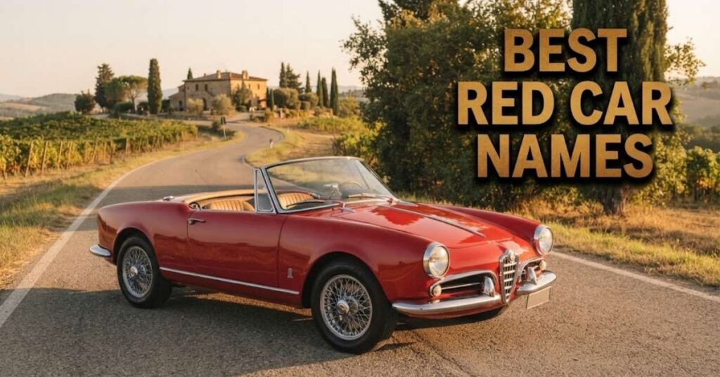 Best Red Car Names