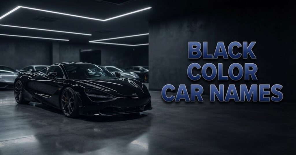 _Black Color Car Names
