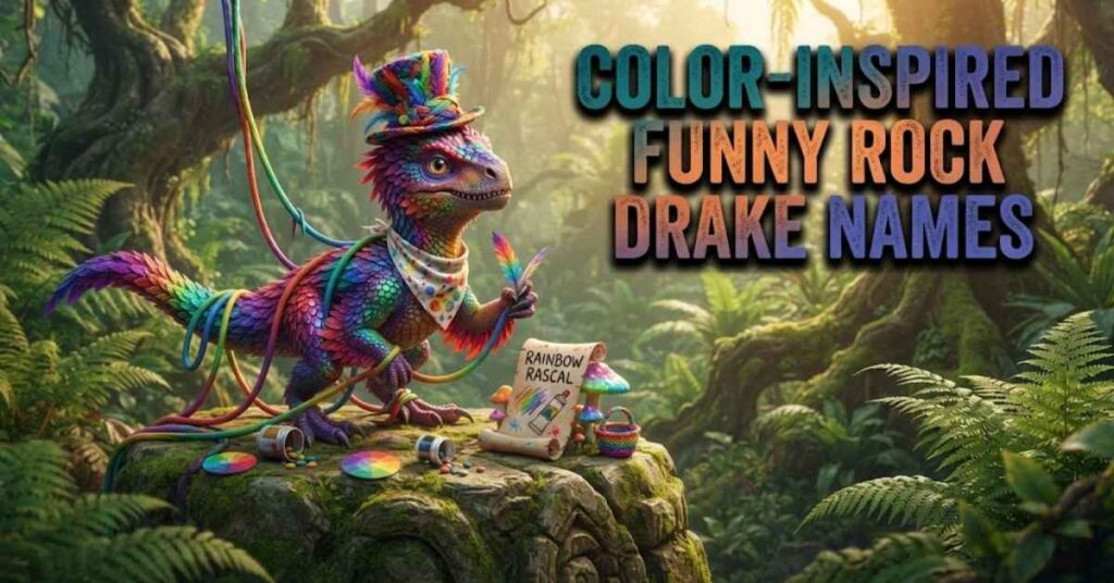Color-Inspired Funny Rock Drake Names