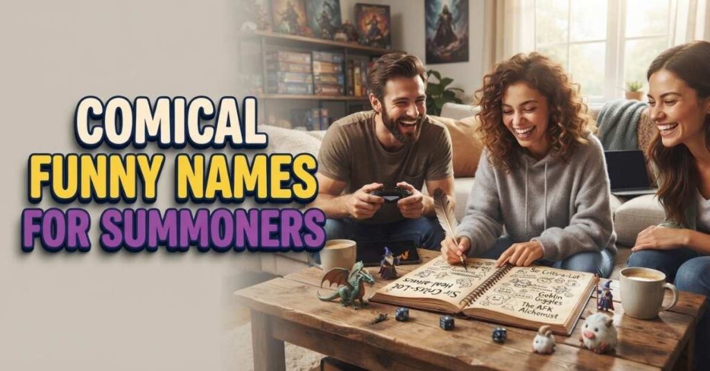 Comical Funny Names For Summoners 