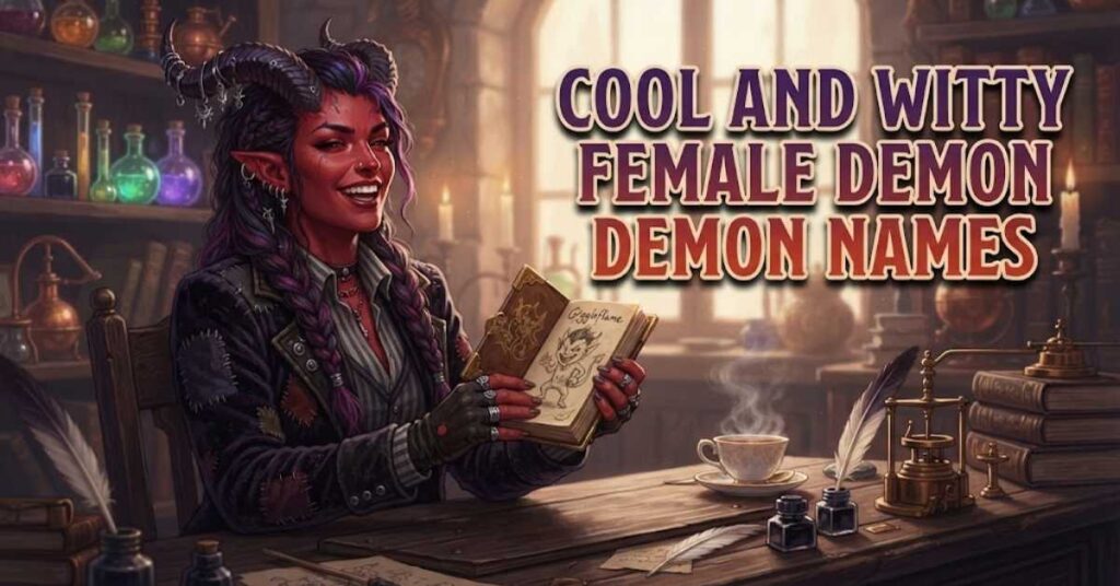 Cool And Witty Female Demon Names