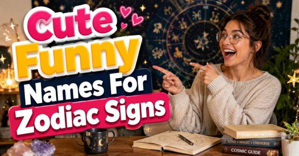 Cute Funny Names For Zodiac Signs 