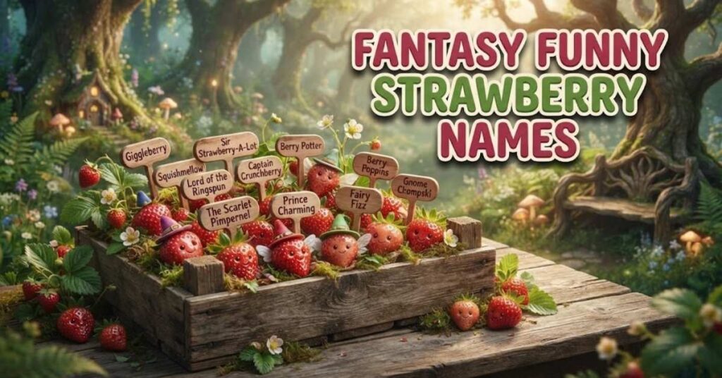 Fantasy Funny Strawberry Names