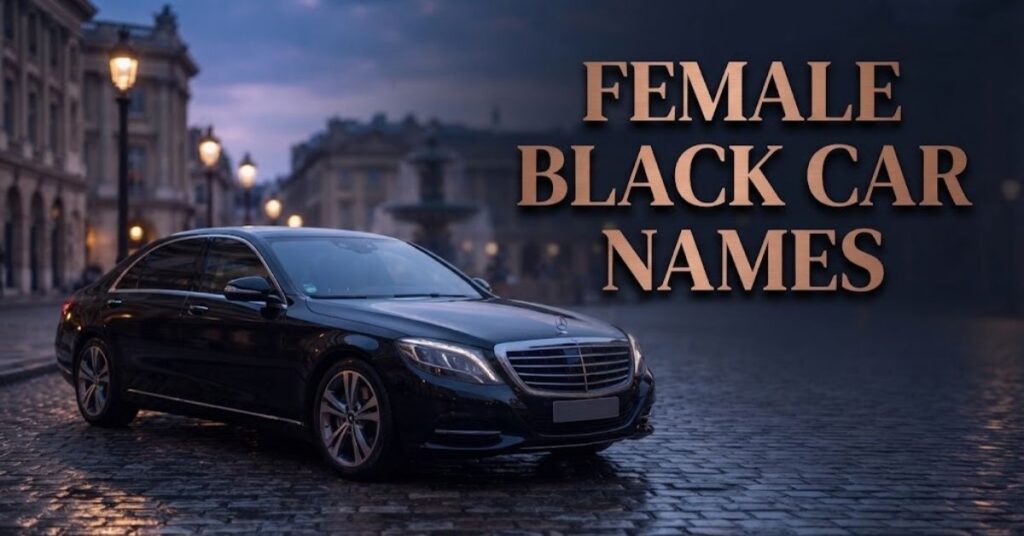 _Female Black Car Names 