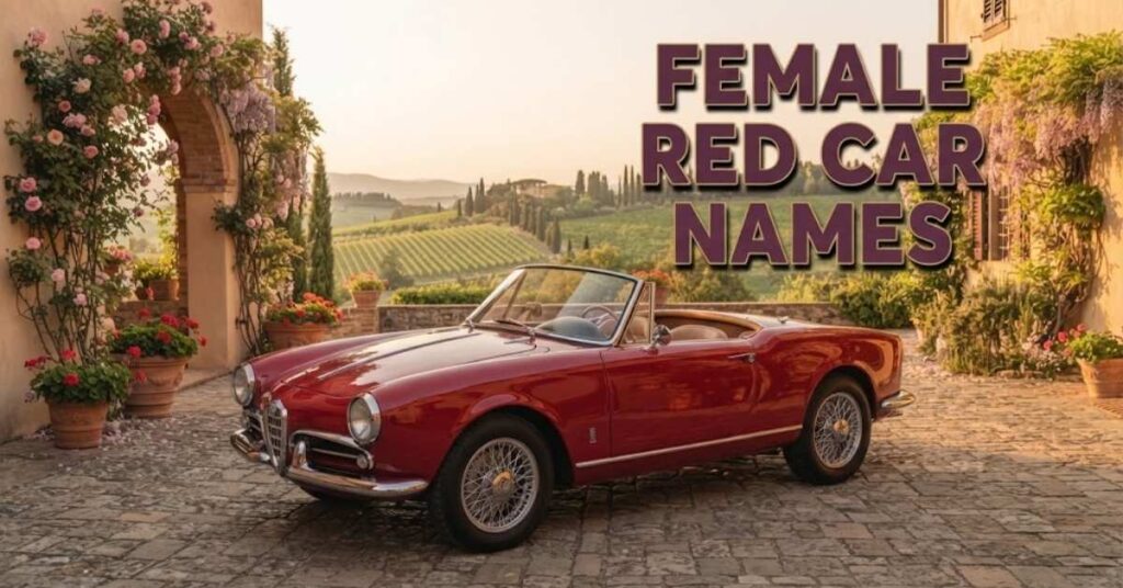 Female Red Car Names