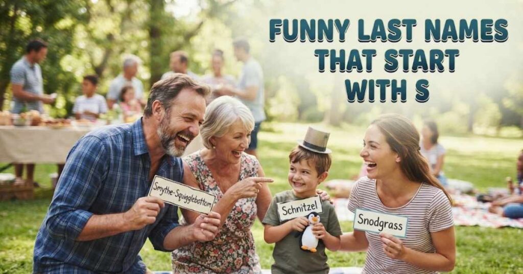 Funny Last Names That Start With S 