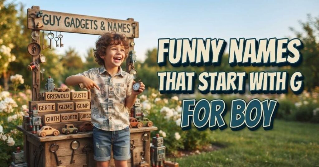 Funny Names That Start With G For Boy
