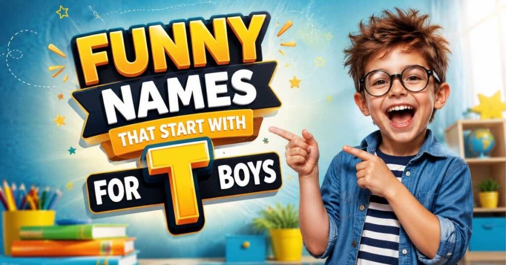 Funny Names That Start With T for Boys
