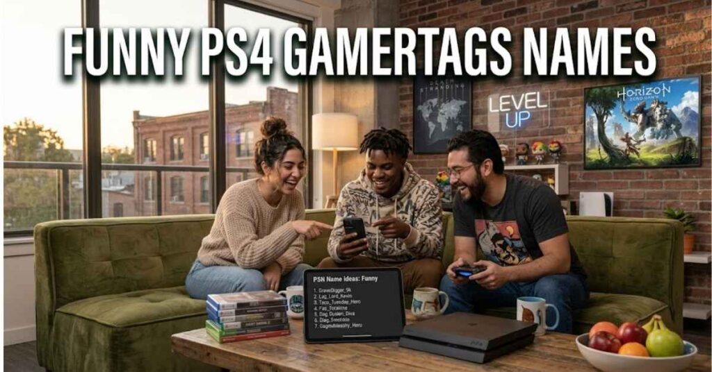 Funny PS4 Gamertags Names