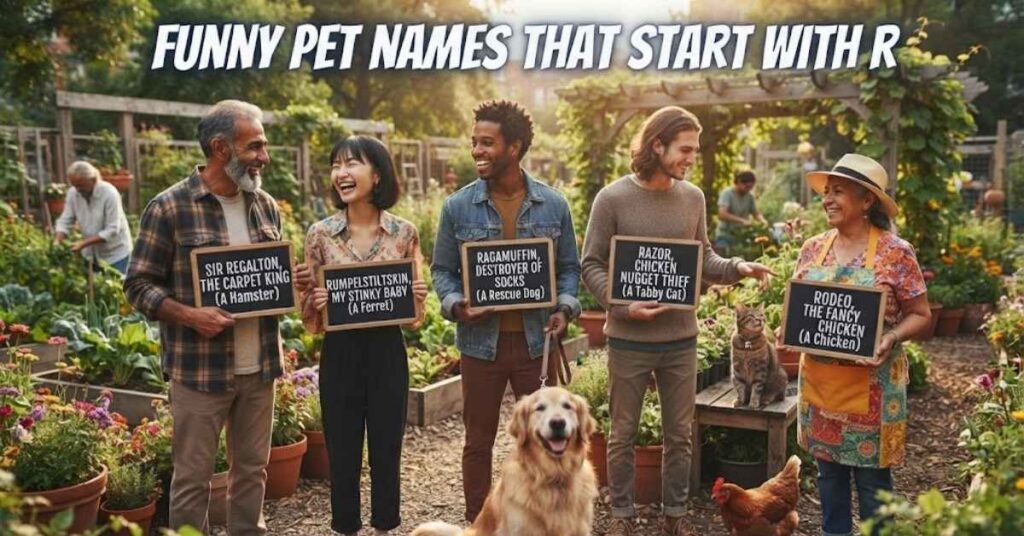 Funny Pet Names That Start With R