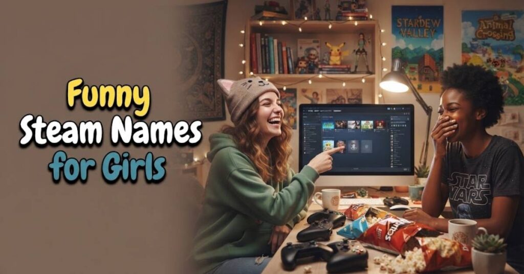 Funny Steam Names for Girls