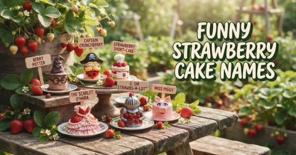 Funny Strawberry Cake Names 