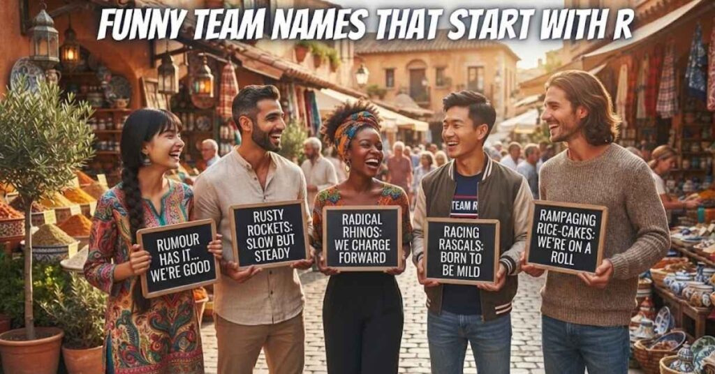 Funny Team Names That Start With R 