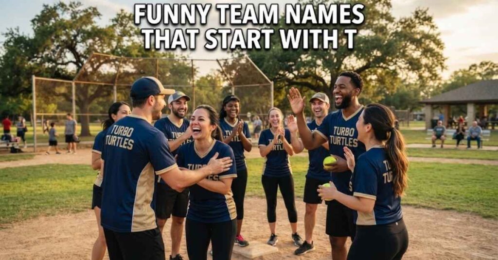 Funny Team Names That Start With T