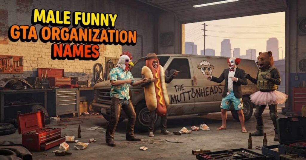 Male Funny GTA Organization Names 