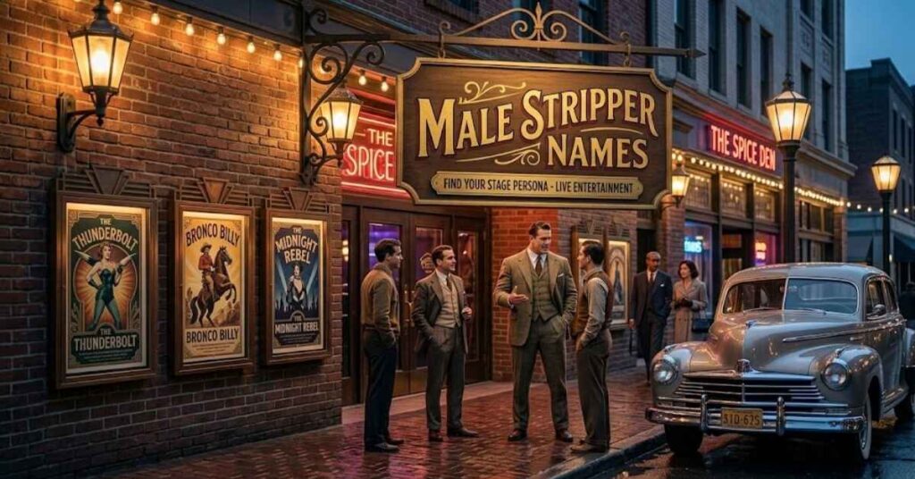 Male Stripper Names