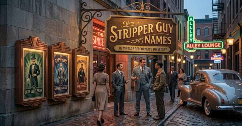 Stripper Guy Names