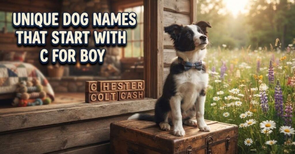 Unique Dog Names That Start With C For Boy