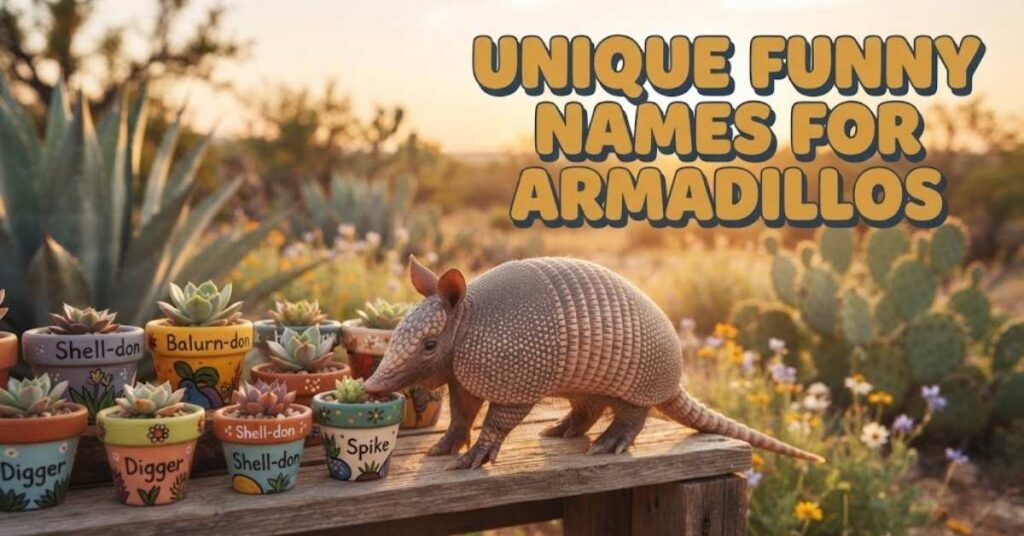 Unique Funny Names For Armadillos 