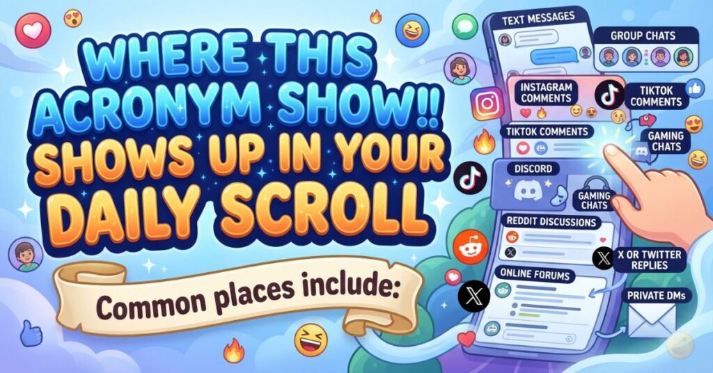 Where This Acronym Shows Up in Your Daily Scroll